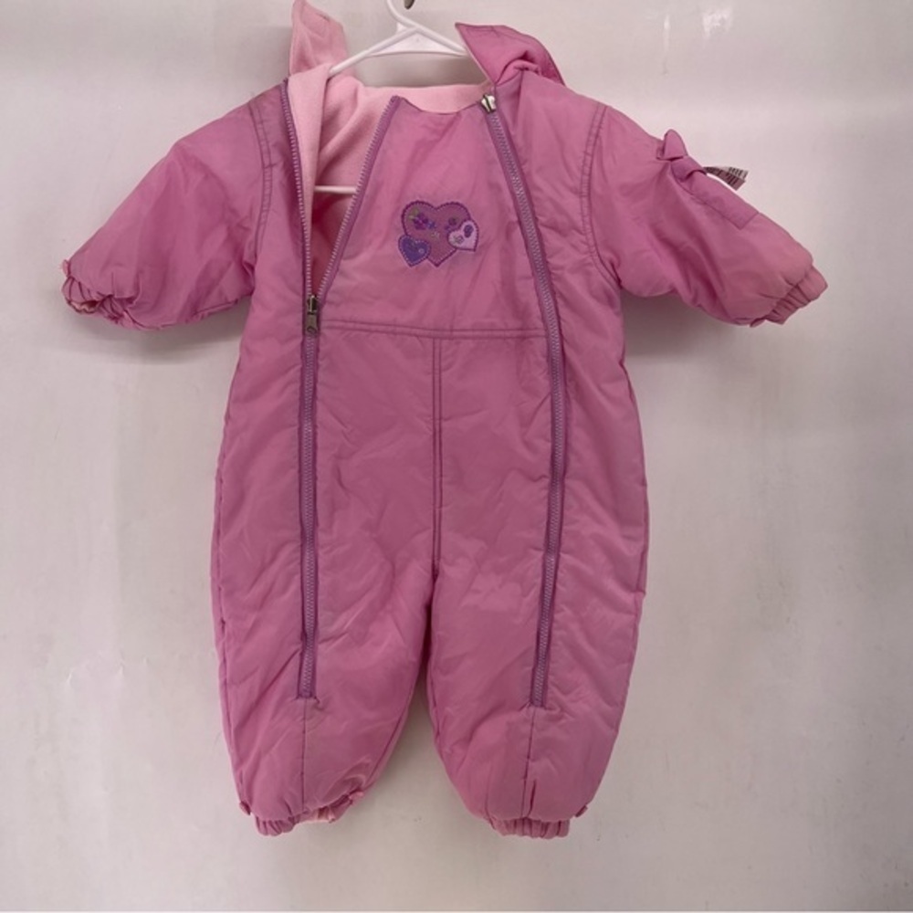 OutBrook kids girls 18m insulated suit pink b33
